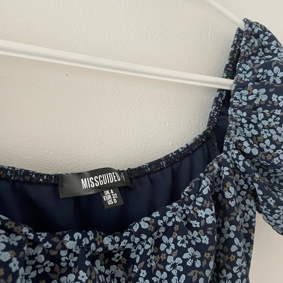 Missguided Floral Midi Bodycon Dress, Size XS - Picture 4 of 5